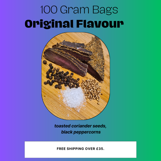 Original Flavour - 100 Grams High Protein / Low Fat Biltong